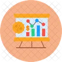 Financial Presentation Business Finance Icon
