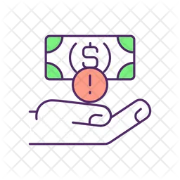 Financial problem  Icon