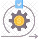 Financial Process  Icon