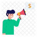 Marketing Business Publicity Announcement Icon