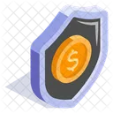 Financial Security Protection Icon