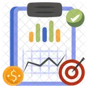 Business Report Data Analytics Infographic Icon