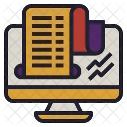 Financial Report  Icon