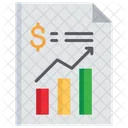 Financial Report Money Chart Icon