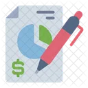 Financial Report Finance Tax Icon