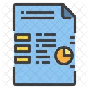 File Chart Business Report Analysis Report Icon