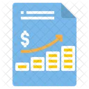 File Chart Business Growth Up Graph Moey Growth Icon