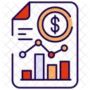 Financial Report Business Report Finance Icon