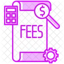 Financial Report Fees Icon