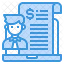 Financial Contract Icon