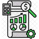 Financial Report Analysis Icon