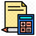 Accounting Calculator Office Icon