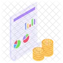 Finance Analytics Business Analysis Financial Report Icon