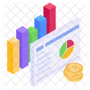 Financial File Business Report Financial Report Icon