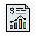 Financial Report Analytics Income Statement Icon