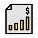 Financial Report Financial Document Business Tax Icon
