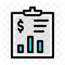 Financial Report Financial Invoice Business Invoice Icon