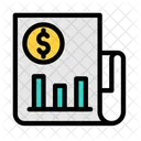 Financial Report Business Report Data Analytics Icon