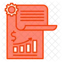 Financial Report Business Icon