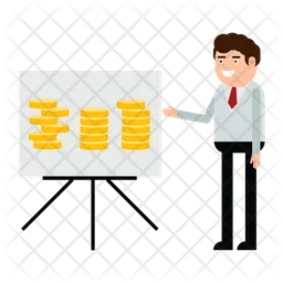 Financial report  Icon