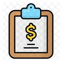 Financial Report Business Report Finance Icon