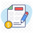 Financial Report Business Report Finance Icon