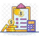 Financial Report Financial Analysis Icon