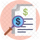 Accounting Search Find Icon