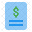 Financial Report Budget Report Icon