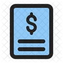 Financial Report Budget Report Icon