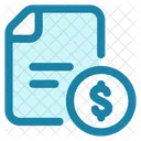 Financial report  Icon