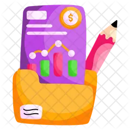 Financial report  Icon
