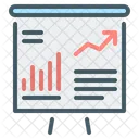 Financial Report Flip Chart Chart Icon