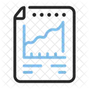 Financial Report Growth Graph Icon