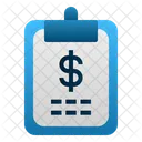 Financial report  Icon