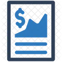 Financial Report Growth Report Icon