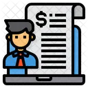Financial Contract Icon