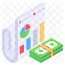 Data Analytics Financial Analytics Business Analytics Icon