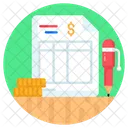 Business Document Financial Document Financial Report Icon