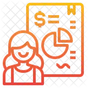 Financial Report  Icon