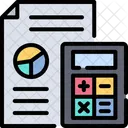 Financial report  Icon