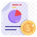 Business Report Financial Report Analysis Report Icon