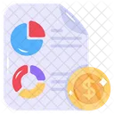 Financial Document Financial Report Financial Statement Icon