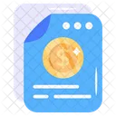 Financial Document Financial Report Financial Statement Icon