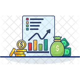 Financial report  Icon