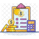 Financial Report Financial Analysis Icon