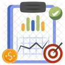 Business Report Data Analytics Infographic Icon