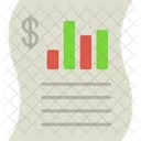 Finance Financial Management Business Report Icon