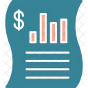 Finance Financial Management Business Report Icon