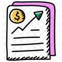 Financial Paper Financial Reporting Financial Document Icon